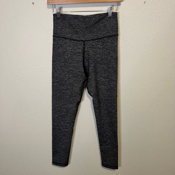tna Aritzia Knit Heathered Gray Leggings Size M - Picture 1 of 5